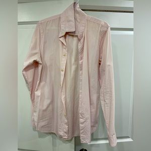 Pink dress shirt. Express brand. Extra Slim Fit. 15.5 size.